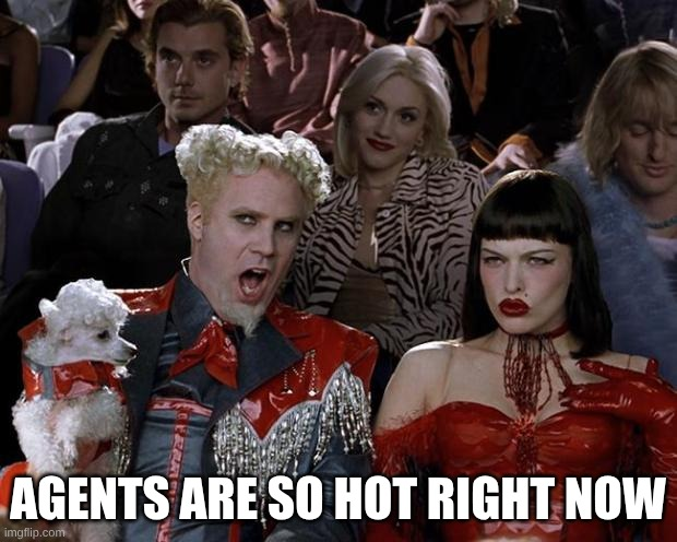 zoolander meme of saying how hot agents are
